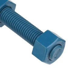 Usa Fastener B7-.75-4 Threaded Stud, Fluoropolymer Coated, 4 Pk