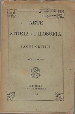 Pasquale Villar..KUNST, GESCHICHTE UND PHILOSOPHIE : KRITISCHE AUFSÄTZE
