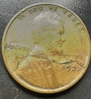 New Listing1937-P Lincoln Wheat Cent Obv Lamination Error A-915