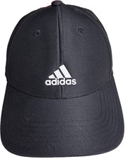 Adidas Black AEROREADY Hat Unisex Adjustable Strapback Baseball Cap Cotton