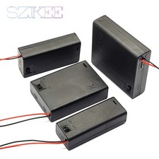 AA Battery Holder Box with Switch Cable 1 2 3 4 Slot Case