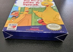 Sesame Street: Big Bird's Hide & Speak Nintendo NES Game COMPLETE CIB TESTED