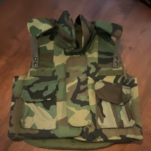 Southeast Machine Co. Fragmentation Protective Vest Medium Nylon Woodland Camo
