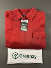 Tommy Hilfiger Giacca Utility Rossa Uomo Taglia S - Usato Eccellente