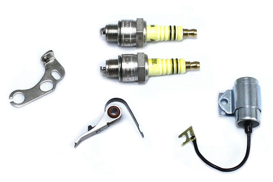 V-Twin 32-1114 Ignition Tune Up Kit with Champion Spark Plugs Harley-Davidson