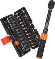 "DrehmomentschlüSsel Fahrrad 1/4\" 2-24 Nm, 33-Tlg Torque Wrench Set Mit Ratsche "