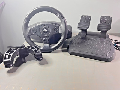 Thrustmaster T80 Racing Steering Wheel & Pedals PS5 PS4 PS3 PC Gaming Simulator