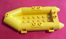 LEGO (1) Piece Inflatable Life Boat/Raft 12 x 6 PN 30086 Yellow USED