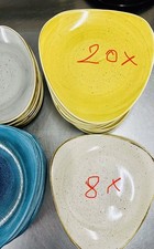 Churchill Stonecast Teller Keramik Teller 54 Stück Mehrfarbig Gastronomie 