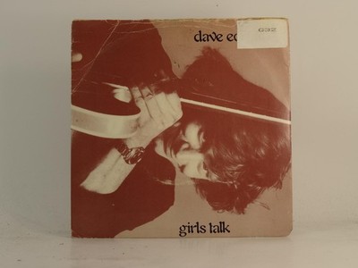 DAVE EDMUNDS GIRLS TALK (78) 2 Track 7'' Single including Picture Sleeve SWAN SON