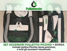 Borsa Accessori Folletto Picchio PB 440 S  Set Completo + Kit Lavaggio Materassi