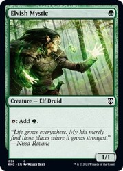 Elvish Mystic 58 Commander: Kaldheim