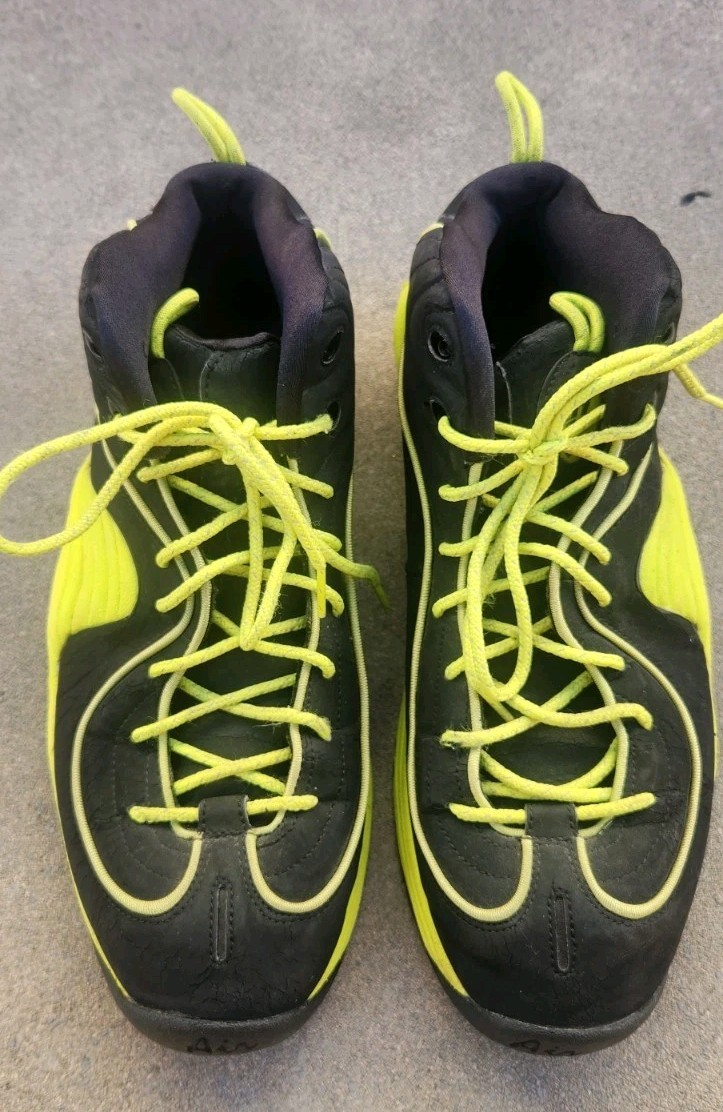 2012 NIKE AIR PENNY 2 II LE CYBER VOLT NEON GREEN BLACK SIZE  display picture 3