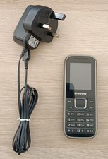 Samsung GT-E1230 EE Network Black Mobile Phone 1.8" screen display plus charger