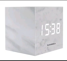CLOUDNOLA 3-in-1 LED Digital Alarm Block Clock Time Temp & Date New