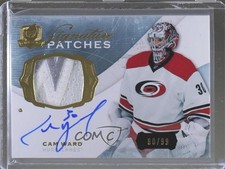 2014-15 Upper Deck The Cup Signature Patch 80/99 Cam Ward #SP-CW Patch Auto a1h