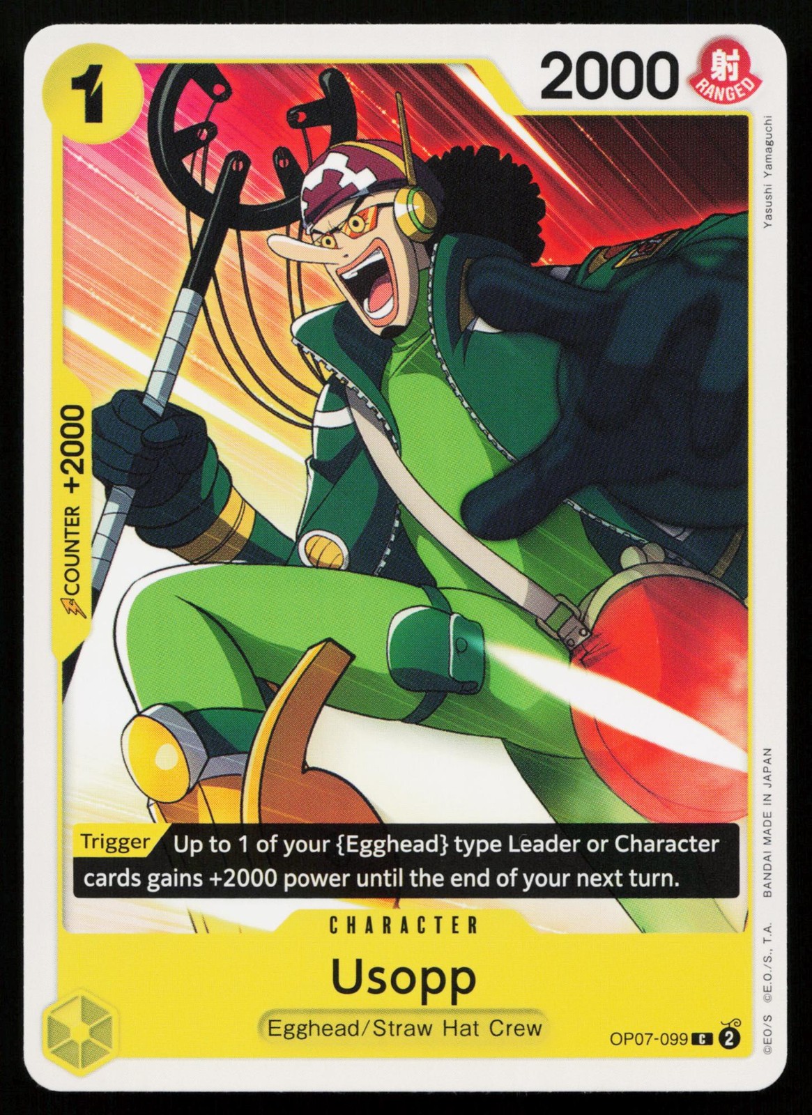 Usopp OP07-099 500 Years in the Future One Piece Near Mint