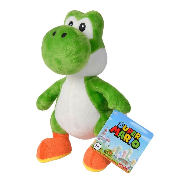 Yoshi PlüSchfigur 20Cm Mikrofaser GrüN | Super Mario Nintendo | Simba | Kuschelt-image