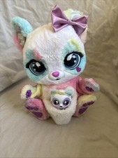Peek-A-Roo, Interactive Rainbow Plush Toy Baby with Bonus Bows Actions Sounds