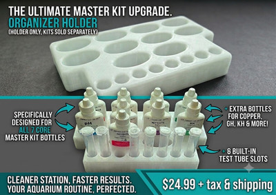 Aquarium Test Kit Organizer