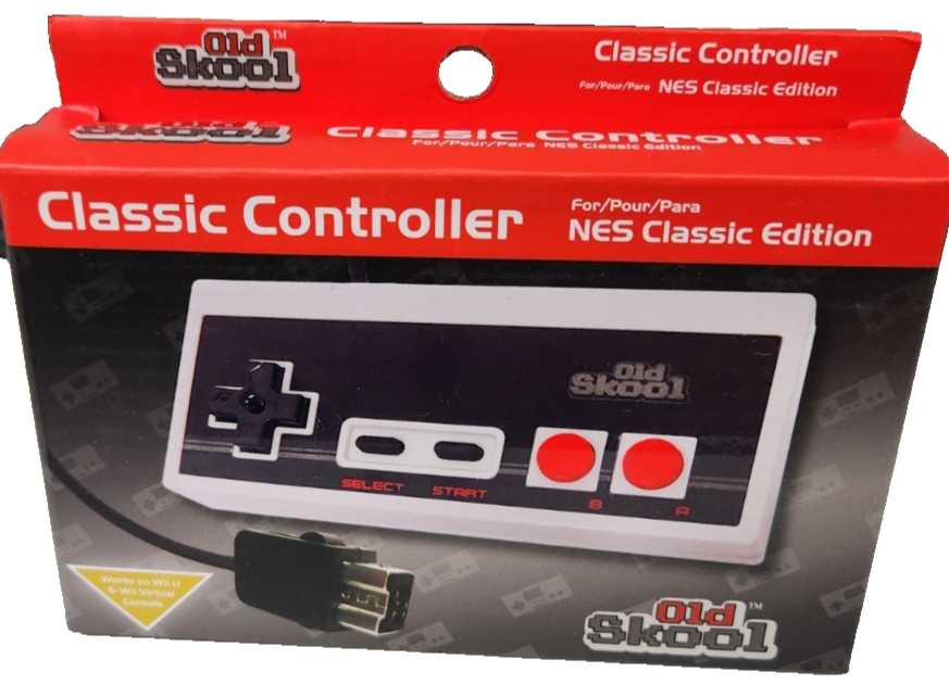 Old Skool Classic Controller for NES Classic Edition NEW In Box