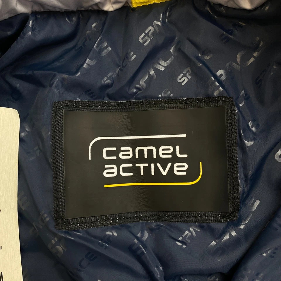 Camel Active Hombre Gris Ligero Acolchado Bomber Chaqueta Talla Eu 50GB / US 40 - Imagen 4 de 4
