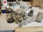 Vintage Lot Of Glass Salt And Pepper Shakers — photo 1