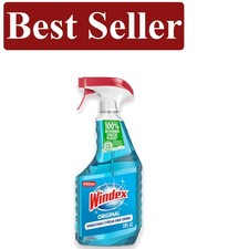 23 Oz Eco-Friendly Glass Cleaner - Streak-Free Shine & Pleasant Blue Scent 0.35 per fl oz