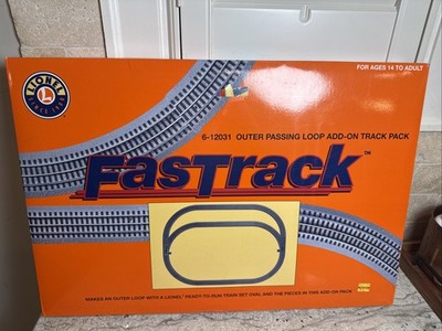 Lionel FasTrack Outer Passing Loop Add-on Pack (612031) New !