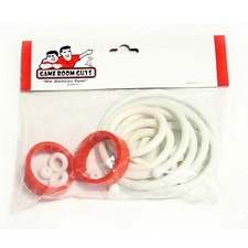 Bally Xenon flipper ricambio riparazione anello gomma kit bianco