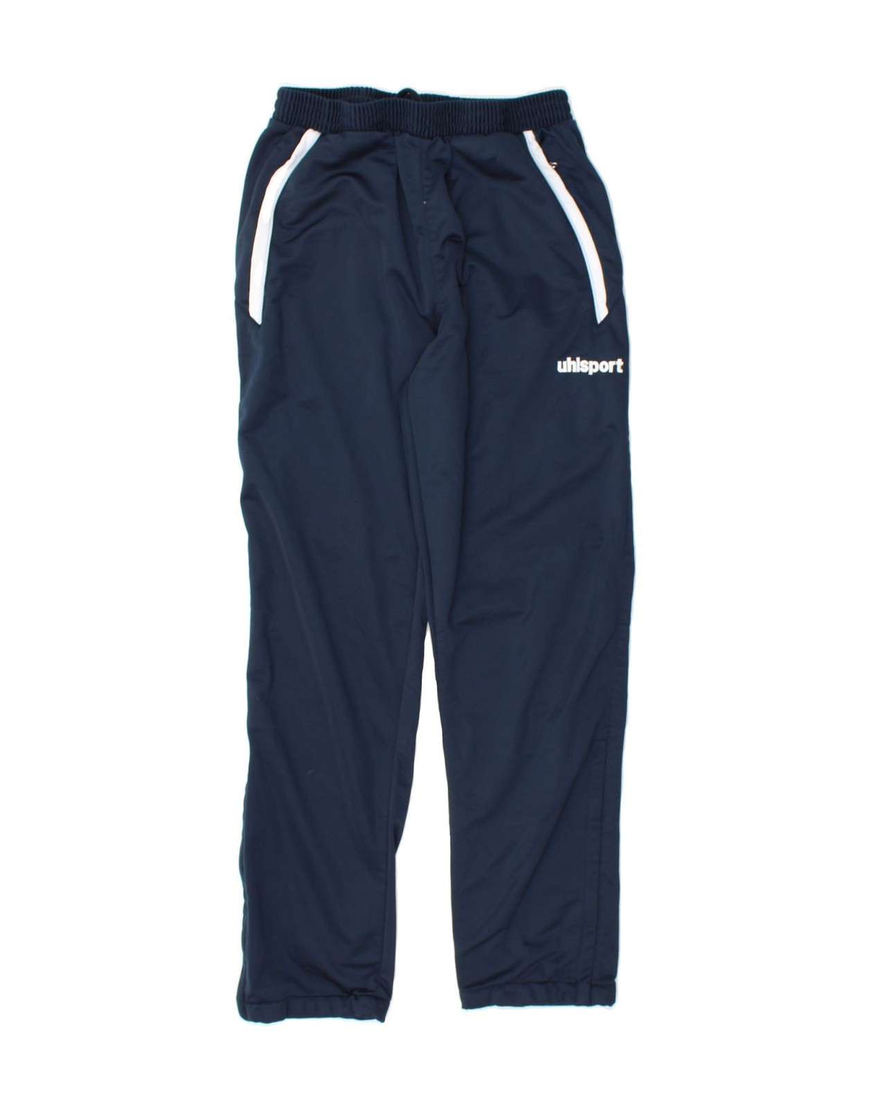 UHLSPORT Mens Tracksuit Trousers Medium  Navy Blue Polyester BY02