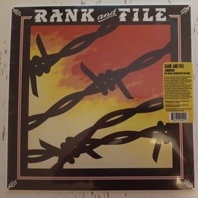RANK AND FILE - Sundown - COLOURED VINYL LP ex Dils Mitglieder COUNTRY PUNK ROCK