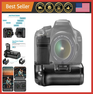 Battery Grip for Canon EOS Rebel T2i T3i T4i T5i 550D 600D 650D 700D SLR