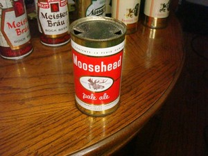 RARE MOOSEHEAD PALE ALE 1959 FLAT TOP BEER CAN MOOSEHEAD BREWERIES CANADA