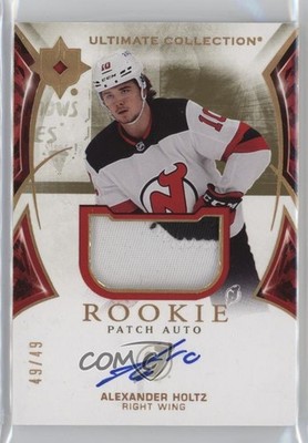 2023-24 Ultimate Collection 2023-24 Update 49/49 Alexander Holtz Patch Auto 0kt4