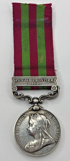 British India General Service Silver Medal Punjab Frontier 1897 98 2146 C Radley