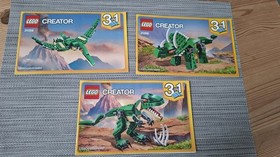 LEGO Creator 3in1 Dinosaur Set 31058 174 Pieces Remodelable