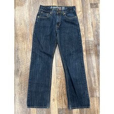 Denizen from Levi's 218 Slim Straight Fit Dark Wash Jeans Boys Size 14 Reg