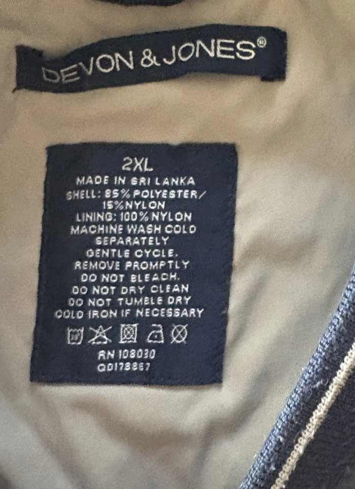 Men's XXL Blue Jacket Pullover Golf Windbreaker World Beer Cup Miller Lite - Image 3 of 4