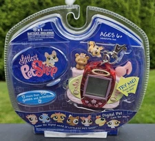 Vintage Littlest Pet Shop Digital Pet Corgi Keychain 2007 Brand New Sealed 