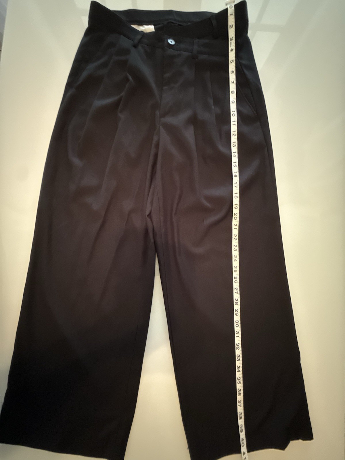 Source Unknown Black Women's Wrapover Trousers Cr… - image 8