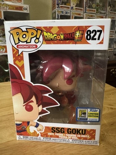 Dragonball Z SSG Goku SDCC 2020 Limited Edition Funko Pop #827