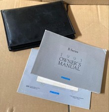 US Mazda B Pick Owner Manual