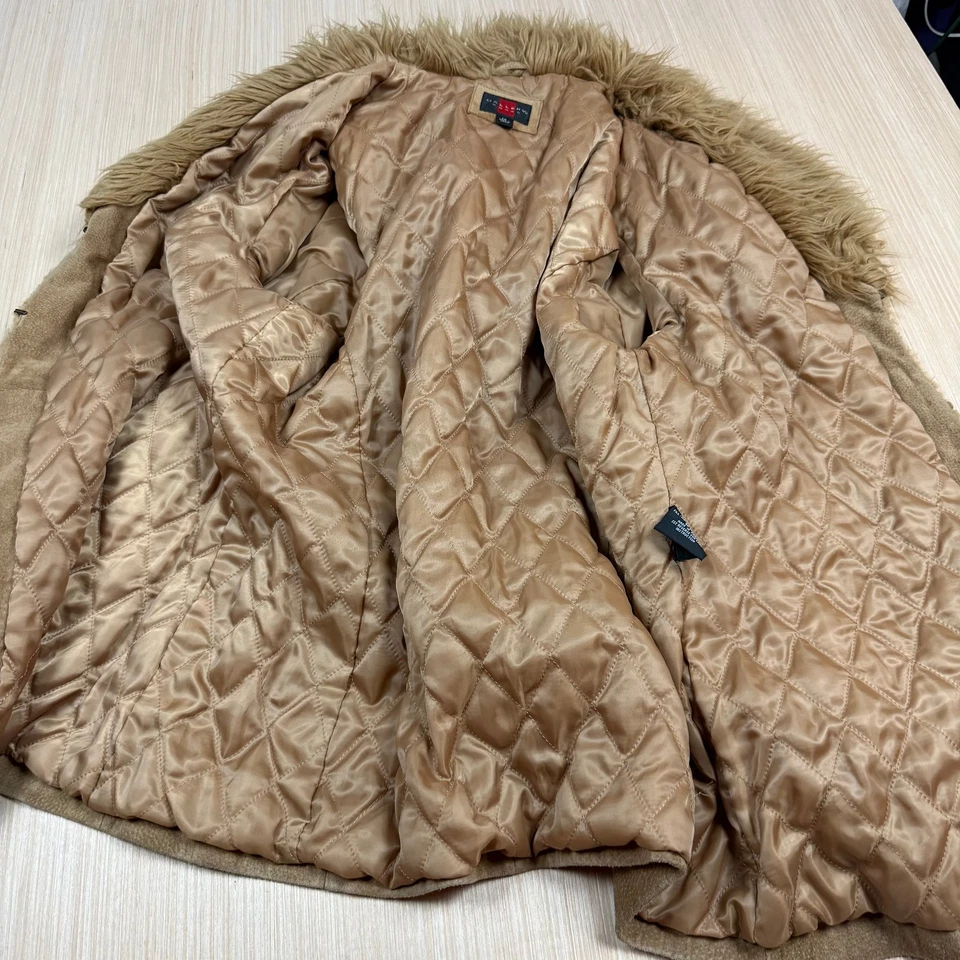 Chaqueta de Colección Gallery Penny Lane Afgana de Piel Sintética Cuello 1X Abrigo Gamuza Foto 3 de 4