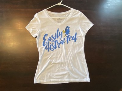 Exclusive, rare Disney Parks Dory  Easily Distracted  Women s T-shirt, Size S