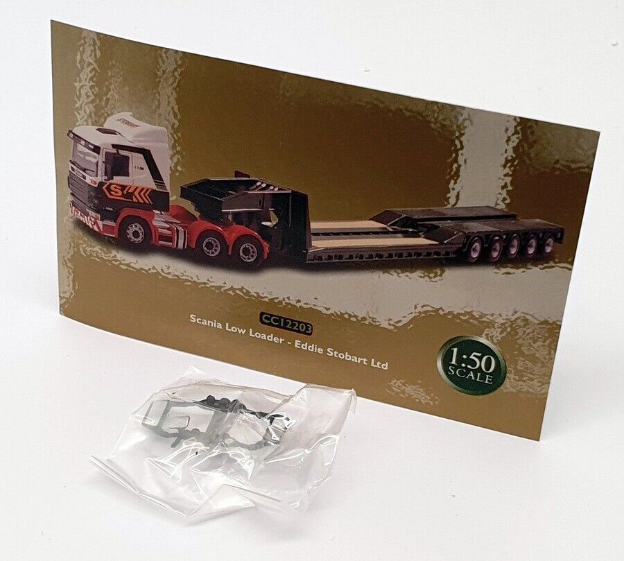 Corgi 1/50 Scale CC12203 - Scania Low Loader - Eddie Stobart Corgi 1/50 Scale CC12203 - Scania Low Loader - Eddie Stobart