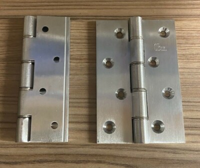 Carlisle Messing, 102 x 67, doppelt rostfrei gewaschen Messing Stoßscharnier, HDSSW5SC.