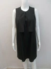 CUE LAYER FRONT, EXPOSED ZIP OCCASIONS DRESS SIZE 8    (#A53)