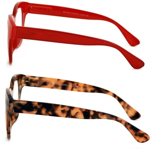 2 Paar Brillen Blaulicht blockierend, UV Computer Leser Lesen kräftige Augen klar - Bild 29 von 30