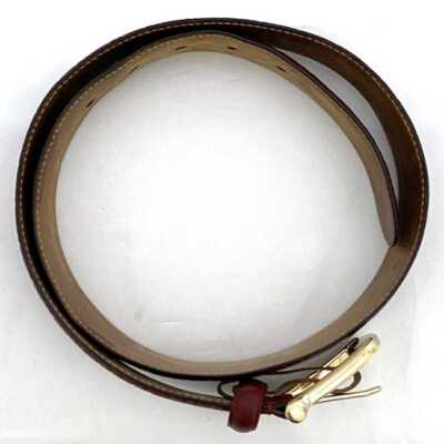 GUCCI ベルト Gucci Belt Red Stripe 281548 Waist 40mm Leather Used GUCCI GG Logo